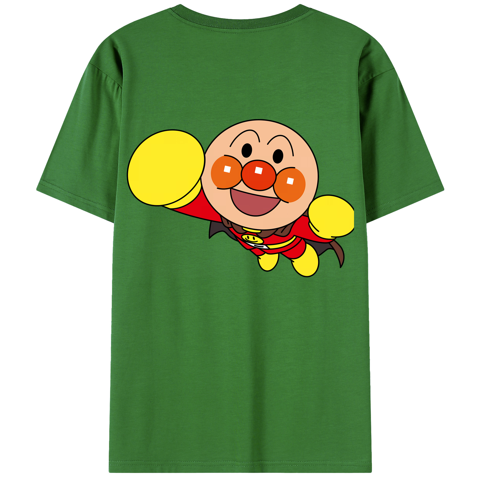 （画像用） アンパンマン Anpanman レディース半袖Tシャツ(バックプリント)